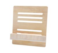 jojofuny Book for Multi-Functional Wooden and Desktop Foldable Stand Adjustable Reading Rack Playing Learning, Portable Music Score and Cookbook Holder Storage Organisation for Kitchen