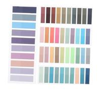 jojofuny Books of Pet Color Semi-transparent Sticky Index Tabs Portable Reading Page Markers with Strong Adhesion Handwriteable Highlight Strips for Books Notes Office and Study Use