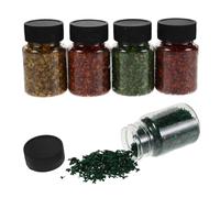 jojofuny Bottles Miniature Fall Leaves and Foliage Each for DIY Mini Model Railway Fairy Garden Scenery Variety of Shapes Easy Installation Abundant Supply for Miniature Landscaping Craft