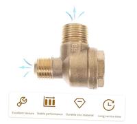 jojofuny Brass Air Compressor Check Valve with External Threaded Connector Corrosion-Resistant Pneumatic Accessory for Pipeline Pressure Tank and Piston Pump Easy Installation