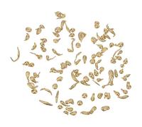 jojofuny Brass Casting Grain Pack for Jewelry DIY Golden Brass Ingots for Vacuum and Closed System Casting for Bracelets Necklaces Sculptures and Handicraft Luster Enhancement