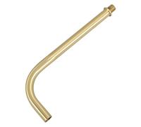 jojofuny Brass Extension Downrod for Fan with M10 Internal Thread and Seven Shaped Bend, Decorative Touch and Easy Installation for Lighting Setup and Applications, Classic Stylish Golden