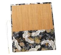 jojofuny Brush Storage Bag for Art Supplies Portable Pencil Wrap Roll Multiple Compartments for Drawing Pencils and Brushes for Students and Artists The Go