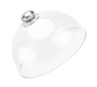 jojofuny Cake Dome Food Cover Round Food Protective Lid for Kitchen and Buffet D21.2x10.5cm, Reusable Snack Tray Plate Lid for Home and Outdoor Use