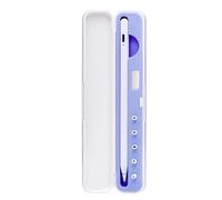 jojofuny Capacitive Stylus Pen Storage Case for 1st and 2nd Generation Touch Pens, Violet Holder Compatible with Touchscreen Tablets for Travel and Office Use