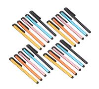 jojofuny Capacitive Stylus Pens Scratch-resistant Aluminium Alloy Material for Touchscreen Devices 20pcs No Writing Noise Random Color for Smartphones and Tablets