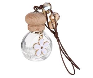 jojofuny Car Perfume Bottle Pendant Glass Essential Oil Bottle for Auto Interior Accessories for Drift Car Air Freshener