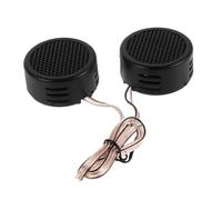 jojofuny Car Tweeters Small Dome Speakers High Definition Sound Plastic Metal Material Fit for Truck and Car Audio Systems Replacement Accessories