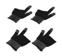 jojofuny Carbon Fiber Gaming Finger Covers Anti-sweat Thin Touchscreen Gloves with High Sensitivity for Mobile Phone Game Skill Enhancement Breathable and Non-slip Design