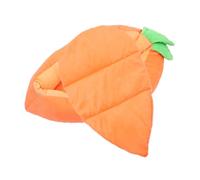 jojofuny Carrot-shaped Pet Nest Bed for Small Dogs Cats Rabbits Guinea Pigs and Chinchillas Indoor Soft Breathable Warm Sleeping Cave with Creative Cozy Design for Winter and Random Color