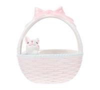 jojofuny Cartoon Candy Basket Decorative Fruit Basket Ceramic Lifelike Realistic Easter Accessory for Outdoor and Bookcase Home Decor