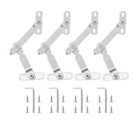 jojofuny Casement Window Control Device 4 Sets Stainless Steel Limiters Safety Locks for Boys Home Use