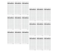 jojofuny Cash Management Ledger Book with Portable Design and Expense Categorization, 100pcs Paper Budget Planner Notebook for Small Business and Teams, for Office and Working Remotely Use