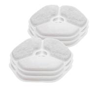 jojofuny Cat Fountain Filter Replacement 6pcs Hexagonal Core Filters Easy Installation Removes Particles for Pet Drinking Water Fountain