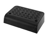 jojofuny Cat Litter Box Step Stool Cat Steps Portable Minimizes Mess Abs Plastic Black for Moving around The House Suitable