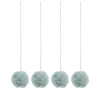 jojofuny Cat Scratching Post Ball with Bell 4Pcs Plush Replacement Balls for Indoor Cat Entertainment and Active Play