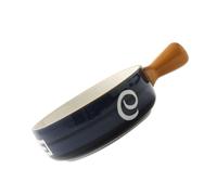 jojofuny Ceramic Baking Bowl Handle Versatile Food Serving and Salad Bowl for Home Use Oven-Safe Mixing