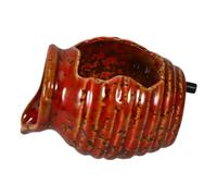 jojofuny Ceramic Circulating Water Feature Jar with Indoor Waterfall Function and Eco-friendly Design, Tabletop Fountain Suitable for Home Decor and Fish Tank Decoration