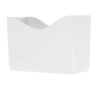 jojofuny Ceramic Paper Napkin Holder Simple Design Practical Use Desktop Decoration White Napkin Tray Suitable for Living Room Ktv for Tabletop Storage