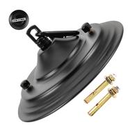 jojofuny Chandelier Mounting Plate Ceiling Cover Plate Black Durable Light Fixture Bracket for Pendant Lights and Wall Lamps Load Bearing Up to European and Chinese Style Compatible