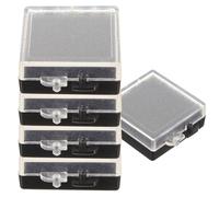 jojofuny Chip Storage Box 5Pcs Anti-Static Electronic Component Organizer with Top and Sponge Padding for Repair and Testing