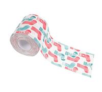 jojofuny Christmas Socks Pattern Toilet Paper Roll Soft Bathroom Tissue with Strong Absorption Creative Xmas Decor Skin Friendly Easy to Break Down Holiday Season Bathroom Essential
