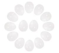 jojofuny Clear Quartz Crystal Rock Tumbler Stones 300g Polished Tumbled Gemstones for Meditation Chakra Healing and Garden Fountain Decor