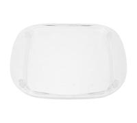 jojofuny Clear Transparent Tip Tray for Diners Scratch-resistant Plastic Coin and Bill Holder Plate Portable Money Organizer for Restaurants Cafes and Coffee Shops