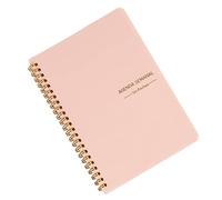 jojofuny Coil Notepad Portable Schedule Notebook for Students Simple Pink Decorative Agenda Smooth Writing Diary Journal Creative Sketch and Daily Planner