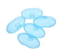 jojofuny Compact and Lightweight First Toothbrush Case Made of Sturdy Pp for Storing Newborn Toothbrushes Featuring for Parents the Go