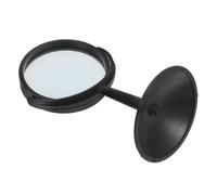 jojofuny Concave Optical Experimental Mirror with Stand Black Glass Plastic Physics Teaching Equipment Exceptional Clarity Demonstrating Optical Principles for Scientific Research