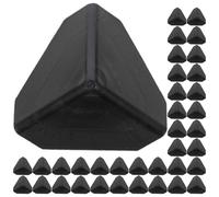 jojofuny Corner Guards for Furniture Packaging Small Corner Guards 100pcs Portable Carton Packing Edge Protectors, Black to Prevent Furniture Damage and Secure Boxes