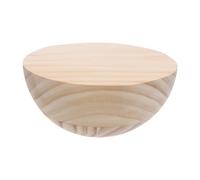 jojofuny Creative 15cm Wood Pottery Molds Halfround Geometric Modeling Tools Pinewood Ceramic Supplies for Art Classes and DIY Pottery Enthusiasts with Quick Clean and Consistent Plate