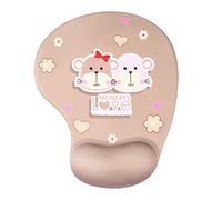 jojofuny Creative Cartoon Wrist Rest Mouse Pad Non Slip Silicone Mouse Mat for Smooth Operation Adorable Monkey Design for Home Office Use Comfortable and Practical for Men Women