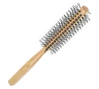 jojofuny Curling Comb Small round Brush for Blow Drying Styling Hair Brush Wooden Roller Comb for Curly Hair at Home Use