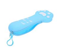 jojofuny Cute Cat Paw Silicone Pencil Pouch Lightweight and Portable Stationery Organizer for Ample Capacity for Travel and Daily Use Fun Aesthetic Design for School Supplies