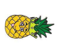 jojofuny Cute Pineapple Lapel Pin for Women Lightweight Alloy Brooch with Cartoon Fruit Design, Secure Backpack Zippers, for Jackets and Backpacks on Pineapple Shirt Day