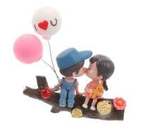 jojofuny Cute Resin Car Dashboard Ornament with Couple on Tree Branch