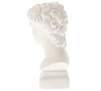 jojofuny David Statue Ceramic Vase Artistic Flower Arrangement Tall Table Planter Decorative Storage Container for Home Centerpiece and Aesthetic Room Decor