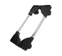 jojofuny Desk Computer Stand Wheels Tower Stand for under Desk Cpu Holder Smooth Surface Black