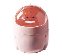jojofuny Desktop Mini Trash Can with Lid, PP Cartoon Dinosaur Bin | Fits Small Spaces, Lightweight Portability, Smooth Surface, for Food Waste and Wastepaper at Coffee Station