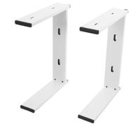 jojofuny Desktop Storage Rack 2pcs Compatible with Cricut Maker Explore Series, White Iron, 2 Tier Storage Stand, Utility Cart Organizer for Craft Cutting Machine
