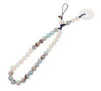 jojofuny Detachable Jade Stone Phone Lanyard Wrist Strap Anti-lost Chain for Mobile Phones Lightweight Electronic Accessories Travel Office School Use