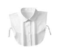 jojofuny Detachable White Cotton Fake Shirt Collar for Women Soft Comfortable False Collar Accessory Enhances Neckline Harmony and Style Suitable for Dresses Sweaters Business Attire