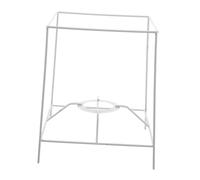 jojofuny DIY Metal Lampshade Frame with Holder for Table and Floor Lamps Square Lamp Shade Bracket Compatible with LED and Incandescent Bulbs Pendant Light Wire Cover for Custom Lighting