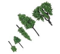 jojofuny DIY Miniature Artificial Trees for Landscape Models Realistic Plastic Mini Trees for Fairy Garden Architecture Sand Table Diorama Scenery Educational and Home Craft Decor