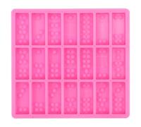jojofuny Domino Silicone Mold for Chocolate Candy Baking Food-Safe Flexible Fondant Moulds for Cake Decoration and Homemade Dessert Fun