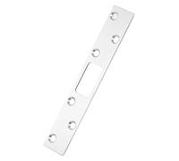 jojofuny Door Strike Plate Reinforcement for Front Exterior Interior Doors Stainless Steel Security Lock Plate with Screws Fit for Deadbolt Stability and Forced Entry Protection