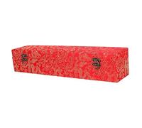 jojofuny Durable Calligraphy Scroll Protective Case for Painting Storage Dustproof Picture Scroll Container with Copper Hook Brocade Box Portable and Easy to Carry Organizer for Art