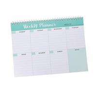 jojofuny Efficient Weekly Planner Notepad Academic Organizer for School Work Daily To Do List Management Stylish Design with Quality Craftsmanship for Productive Planning